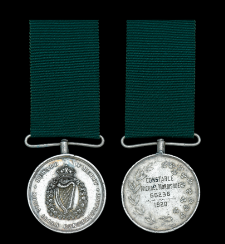 The Constabulary Medal, obverse and reverse